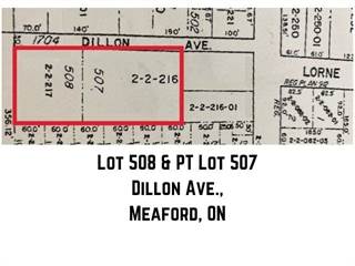 Lot 508 & Pt Lot 507 Dillon Ave, Meaford, Ontario, N4L 1E9