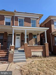 Residential Property for sale in 1609 N HILTON STREET, Baltimore City, MD, 21216