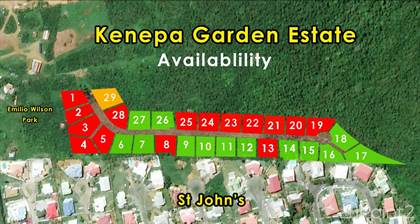 Kenepa Garden Estates  Lots starting from , Dutch Cul de Sac, Sint Maarten