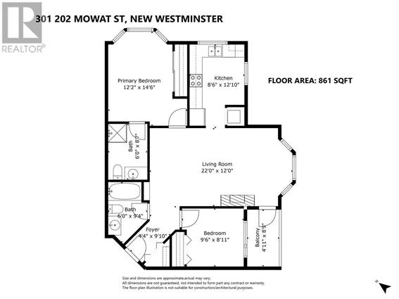 Condo For Sale At 301 202 Mowat Street, New Westminster, British 