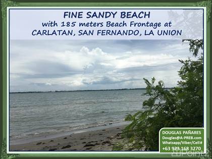 Fine White Sand Beach Lot & One of the Surfing Areas in San Fernando, La Union ($9.2M), San Fernando, La Union