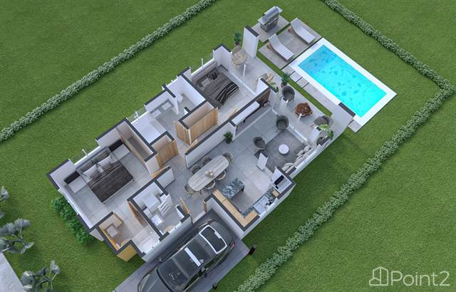 Modern 2 Bedroom Villa for Sale with private pool, Sosua Dom. Rep.  SOSUA