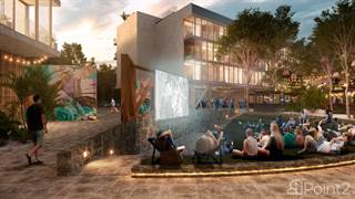 Commercial premises in shopping mall,   with hotel, open-air cinema, art walk, and cultural events, Tulum, Quintana Roo