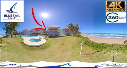 4K VIDEO! FINANCING AVAILABLE! 2 FLOOR 2 BED OCEANFRONT PENTHOUSE WALKING DISTANCE TO TOWN!, Puerto Plata - photo 1 of 26