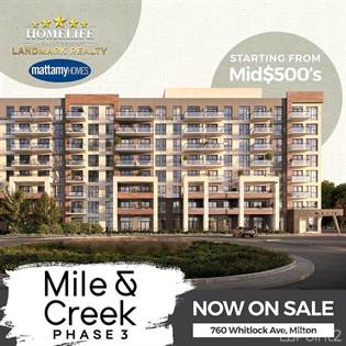 Picture of Mile & Creek 3 has officially launched to Milton, Milton, Ontario