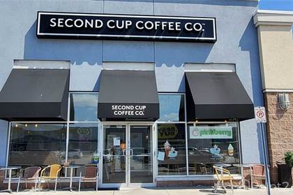 Second Cup Coffee Store For Sake In Downsview, North York, Toronto, Ontario