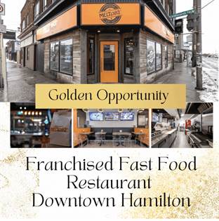 Picture of Price Reduced $20,000! Franchised Restaurant in Downtown Hamilton for Sale, Hamilton, Ontario