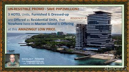 Beachfront Fully Furnished Condos that Nowhere here in Mactan Island Cebu is Offering at Low Price., Mactan Island, Cebu