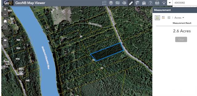 2.61 ACRES SOUTH CAINS RIVER RD, NB - photo 1 of 12