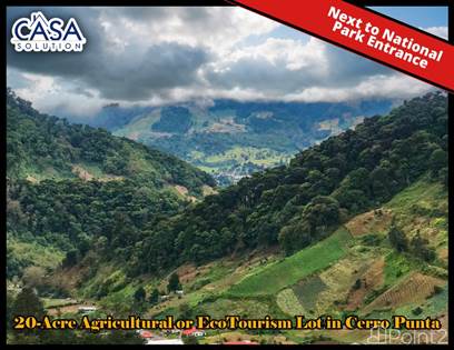 Price Reduction! Huge 20-Acre Agricultural Lot in Cerro Punta, Volcan, Chiriquí