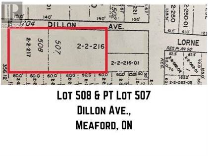 LOT 508 DILLON Avenue Unit# &LOT 507 PT, Meaford (Municipality), Ontario
