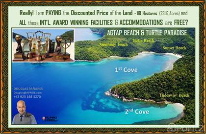 Lowered from US$11.5M: Resort Award-Winning Facilities are FREE, pay Land US$8M, Part 1 - Palawan, San Vicente, Palawan