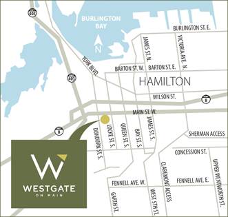 Westgate on Main, 415 Main Street West, Hamilton, Hamilton, Ontario, L8P 1K5