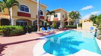 For Rent Prodigious 3BR Townhouse with a pool view in  Las Palmas Villas Residential Costa Bavaro, Bavaro, La Altagracia