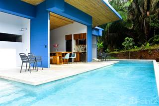 Palma Pacifica Brand New Blue House with Fiber Optic Internet, Quepos, Puntarenas