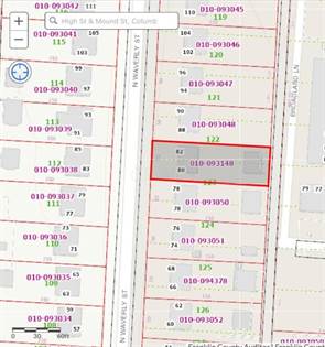 Lots And Land for sale in 80 N Waverly Street 2, Columbus, OH, 43213
