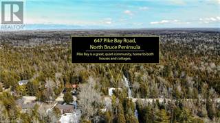 647 PIKE BAY Road, Northern Bruce Peninsula, Ontario, N0H2T0