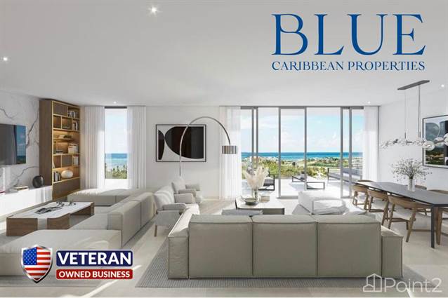 CAP CANA - REAL ESTATE - 1 AND 2 BEDROOMS APARTMENTES FOR SALE - LIVING ROOM