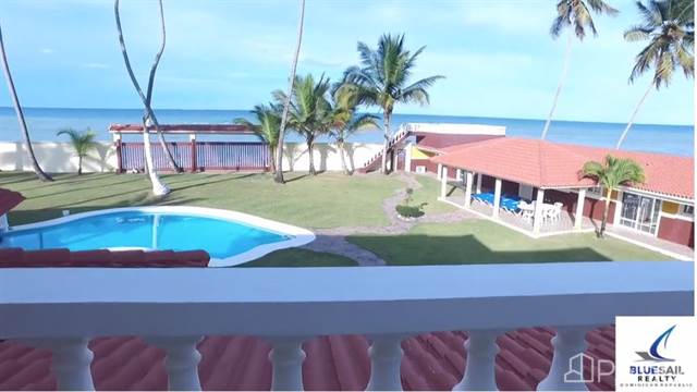 4K HD VIDEO! MUST SEE! OCEANFRONT 5 BEDROOM VILLA + GUEST HOUSE, CLOSE TO CABARETE, Puerto Plata