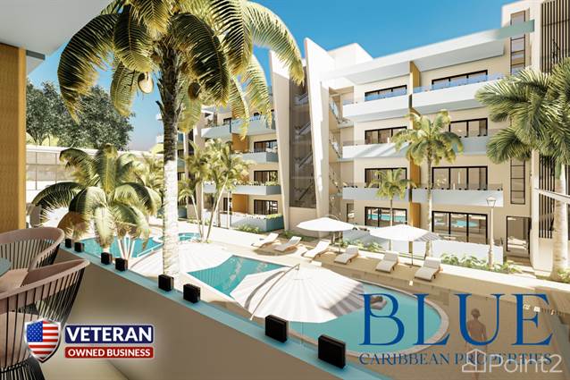 LA ROMANA REAL ESTATE - BAYAHIBE - APARTMENTS FOR SALE - LIVING ROOM VIEW