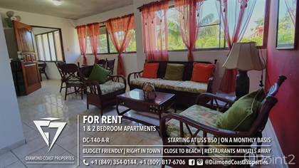 1 & 2 Bedroom Apartments Walking Distance to Town, Restaurants & Bars, Cabarete, Puerto Plata