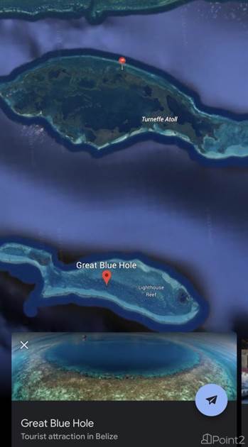 belize atoll map