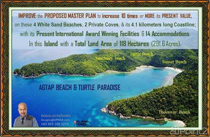 Agtap Beach & Turtle Paradise - Improve the Master Plan to Increase 10 times its Present Value, San Vicente, Palawan