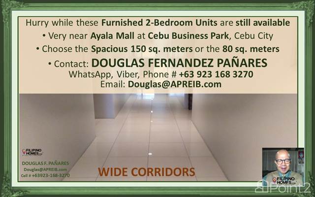 For Rent: Furnished 2-Bedroom condo near Ayala Mall at Cebu Business park, Cebu City