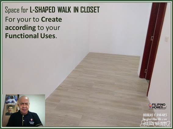 15. Space for your L-shaped Walk-in Closet