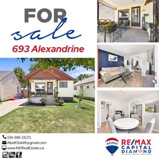 693 Alexandrine, Windsor, Ontario, N8X 3C1